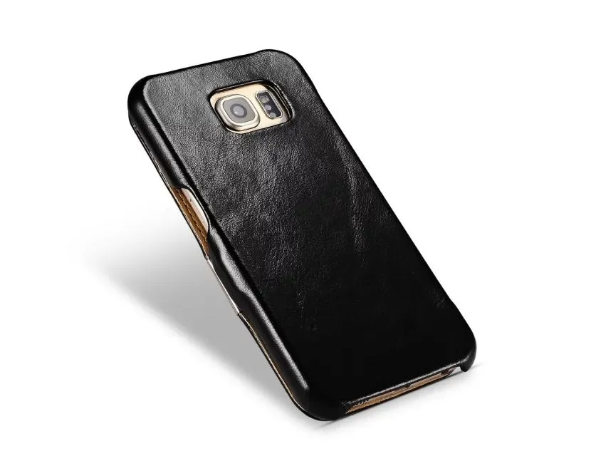 Icarer кожаный чехол для Galaxy S6 в стиле ретро из натуральной кожи с откидной крышкой для Samsung Galaxy S6 Магнитный чехол-книжка защитная сумка-чехол
