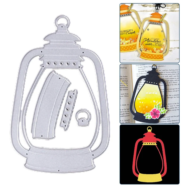 

DIY New Lantern Design Metal Cutting Dies Stencil For Scrapbooking Photo Album Embossing Paper Cards Decorative Crafts Die Cuts