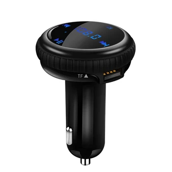 

FM Transmitter Bluetooth Modulator Hands Free Car Kit with Car GPS Location Tracking Car MP3 Audio Player USB Charger LED