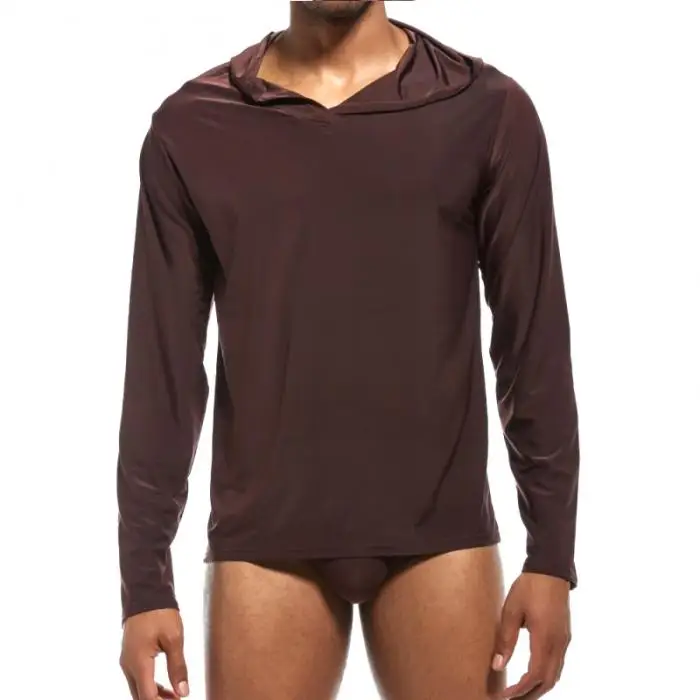 Masculino casual homewear com capuz mangas compridas