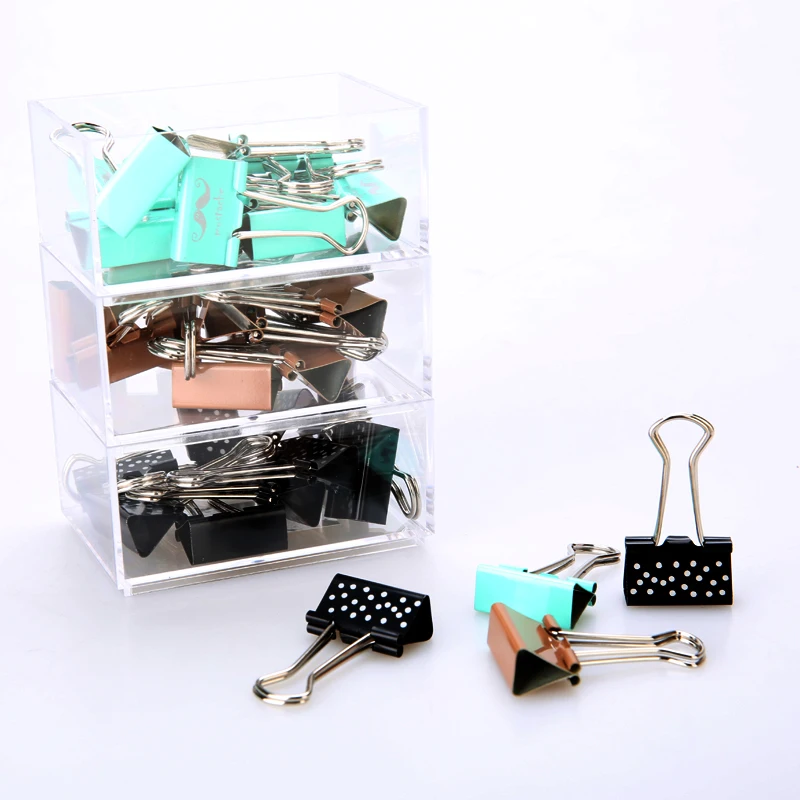 Download 25 pcs/lot Colorful Metal Binder Clips 19mm Notes Letter ...