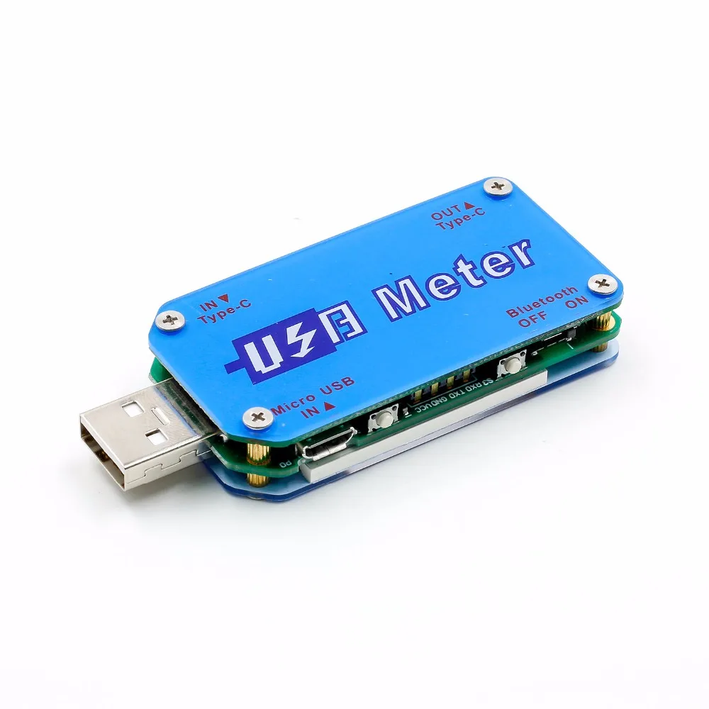 UM25 UM25C for APP USB 2.0 Type-C LCD Voltmeter ammeter voltage current meter battery charge measure cable resistance Tester