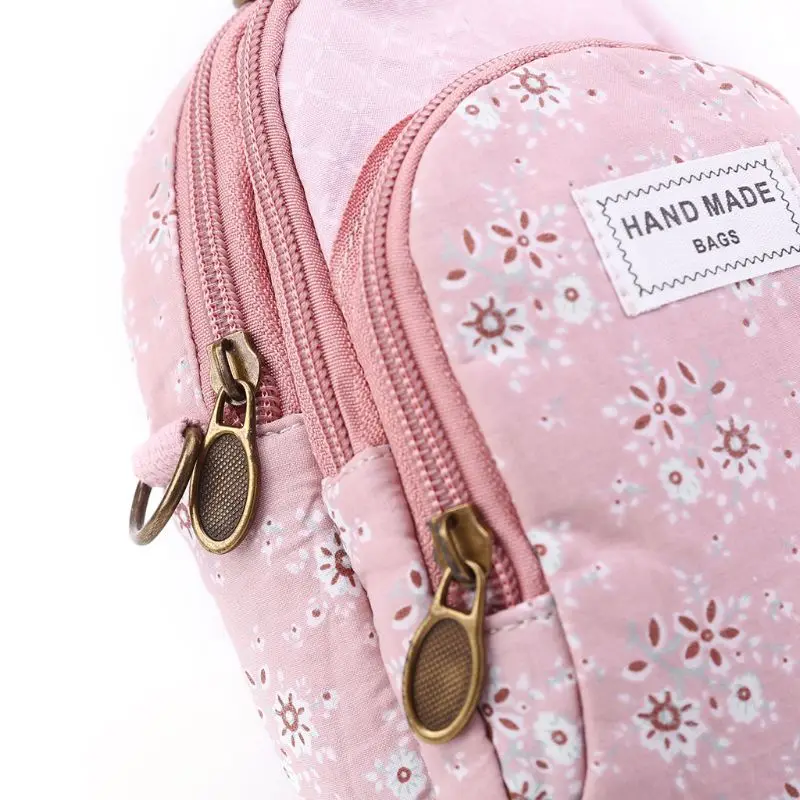 Новая модная Маленькая женская сумочка в стиле ретро с цветочным принтом, сумка для мобильного телефона, мини сумка через плечо, Повседневная сумка для девочек, 4 цвета