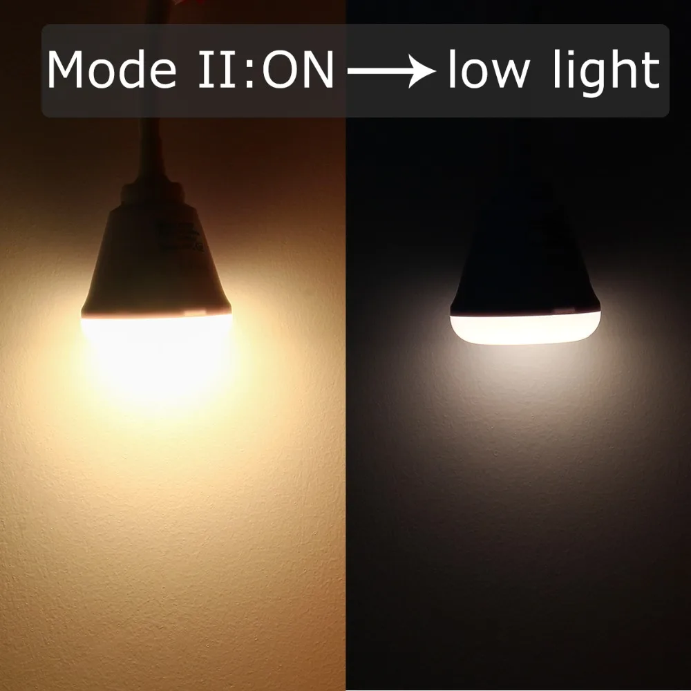 SuperNight 6W E27 LED Night Light 2 in 1 360 Degree Rotation PIR Motion Sensor Lamp Aisle Wardrobe Stairs Garage Decor Lamp Warm (11)