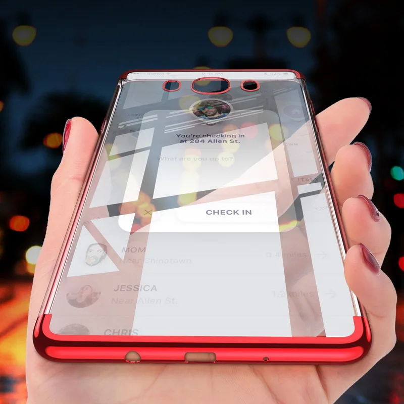 

Slim Electroplate Clear Soft Case For Samsung Galaxy Note 9 8 S9 S8 Plus J4 J6 J8 A6 A8 2018 J3 2016 J5 Prime J7 Pro 2017 Coque