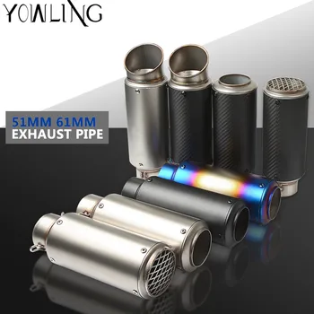 

Motorcycle Modified Exhaust Muffler Carbon Fiber Exhaust pipe For KTM 200 250 390 690 990 Duke RC SMC/SMCR Enduro R DUKE ADV