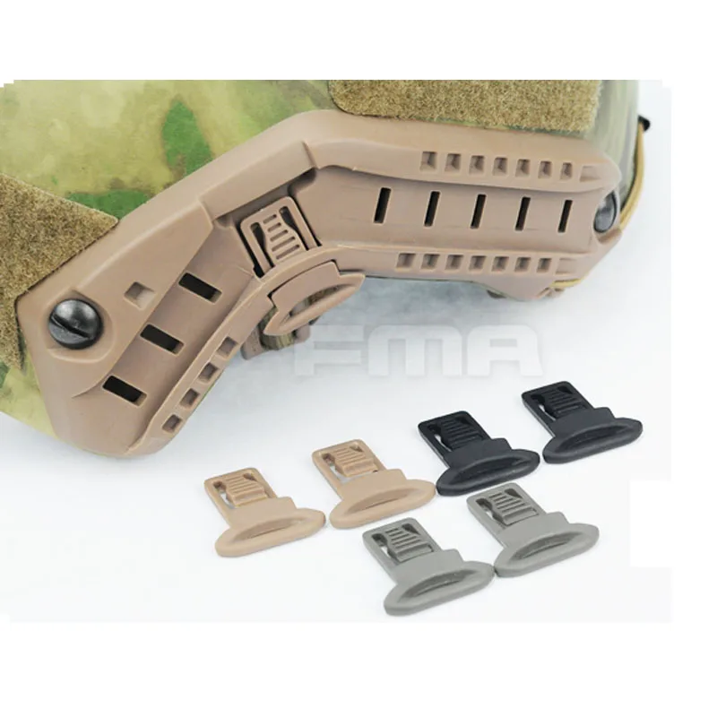 FMA Tactical Helmet Goggle Strap Clips 15mm Width Fixed Helmet Rail