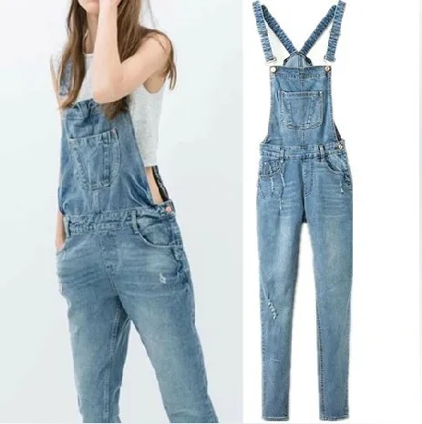 zara denim overalls