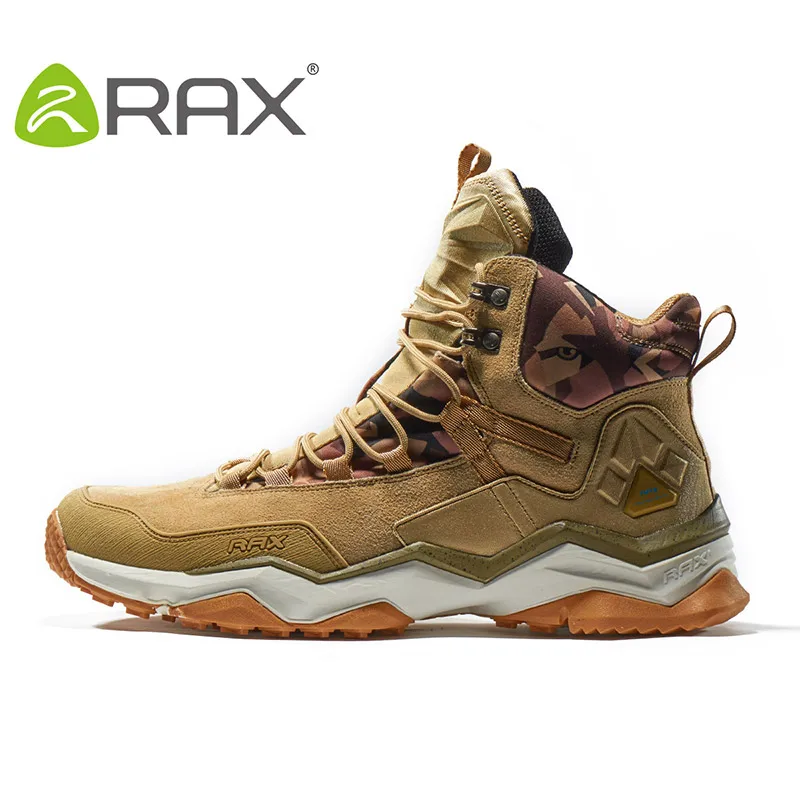 RAX мужские и женские водонепроницаемые кожаные походные ботинки, походные ботинки для походов, альпинизма, походов, охоты