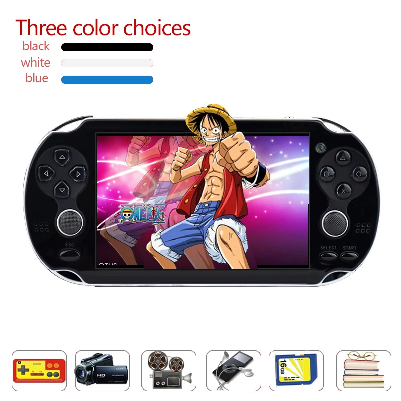 

4.3 inch 8GB Handheld Game Player Portable 32 Bit Video Game Console MP5 Player Support TV Output for NES GBC GBA games