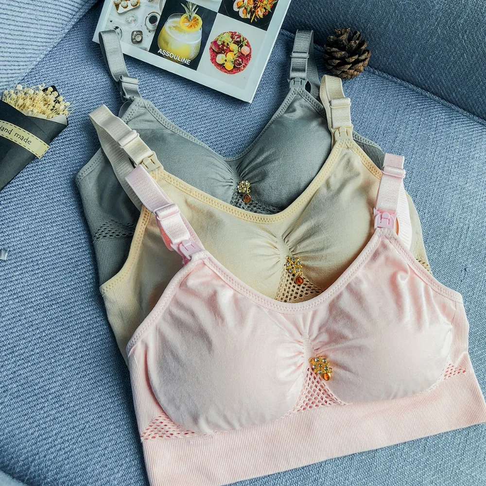 

Pregnant women underwear gathered anti-sagging pregnancy period on the thin section bra new casual breastfeeding bra