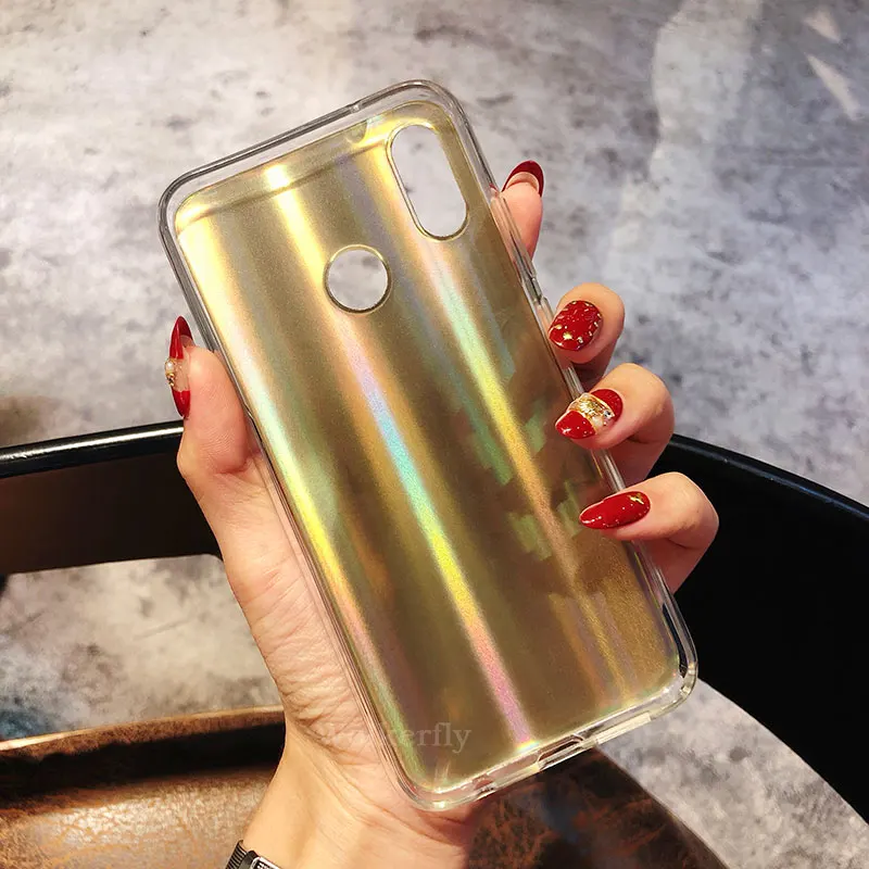 Aurora Soft Phone Case For Xiaomi A2 Lite A1 5X cases for Redmi Note 5 Pro Tpu Cover for Redmi 6A 6 PRO 5 Plus S2 Bling Cover