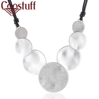 

Women Silver Color Pendant Chokers Necklace Jewelry necklaces & pendants 2020 women collares mujer choker kolye bijoux Wholesale