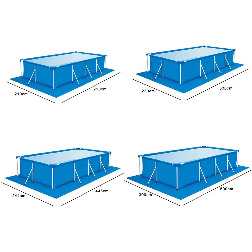 Плащ-палатка для бассейна квадратный напольный коврик для бассейна легко Чистящая салфетка