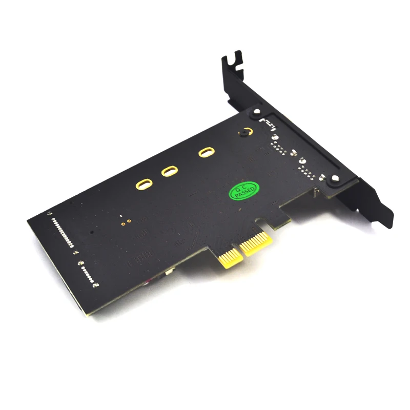 Goede 2x USB 3.0 Type c M.2 PCIe Adapter M2 SSD SATA B Sleutel pci e 3.0 Controller Converter riser Card voor 2280 2260 2242 2230 NGFF