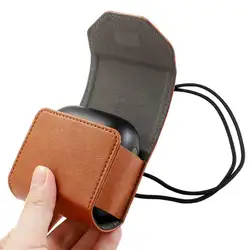 Портативный подвесной кожаный защитный чехол для наушников Beats Powerbeats Pro