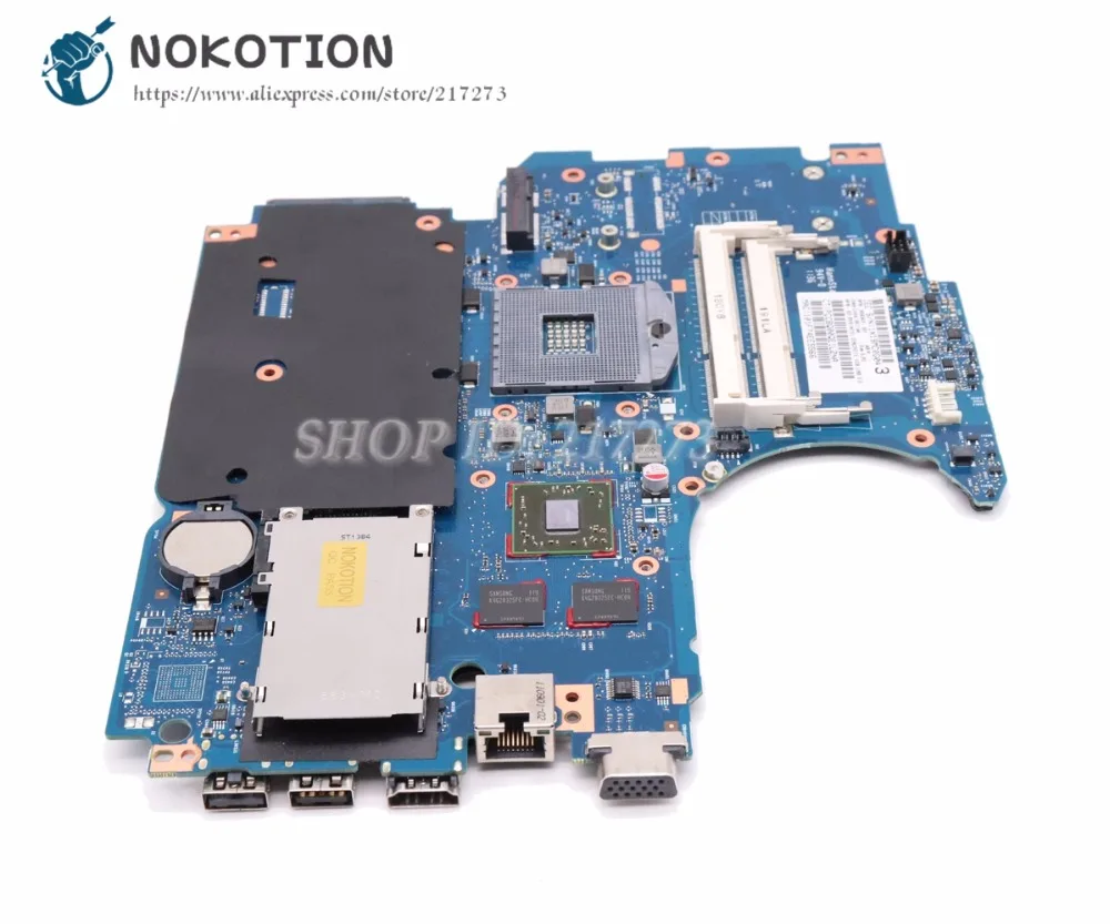 NOKOTION для hp Probook 4530 s 4730 s Материнская плата ноутбука 670795-001 658343-001 материнская плата HM65 DDR3 HD5470M 1 Гб