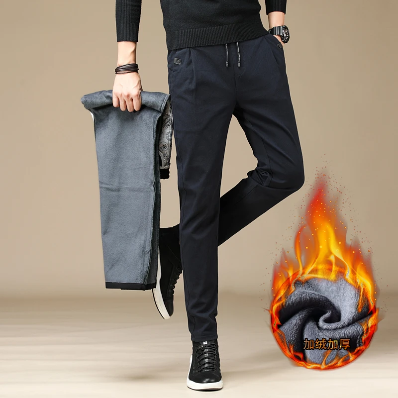 velvet black pants mens