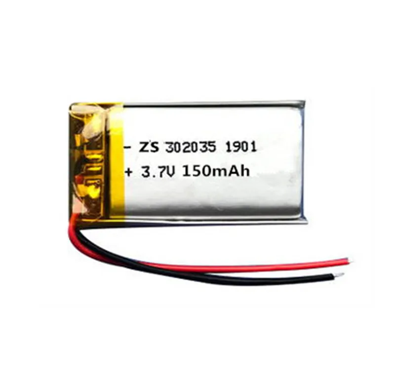 1 шт 3,7 V 150mAh 302035 032035 PLIB полимерный литий-ионный Литий-ионный аккумулятор для blue tooth, gps, mp3, mp4, игрушка, динамик