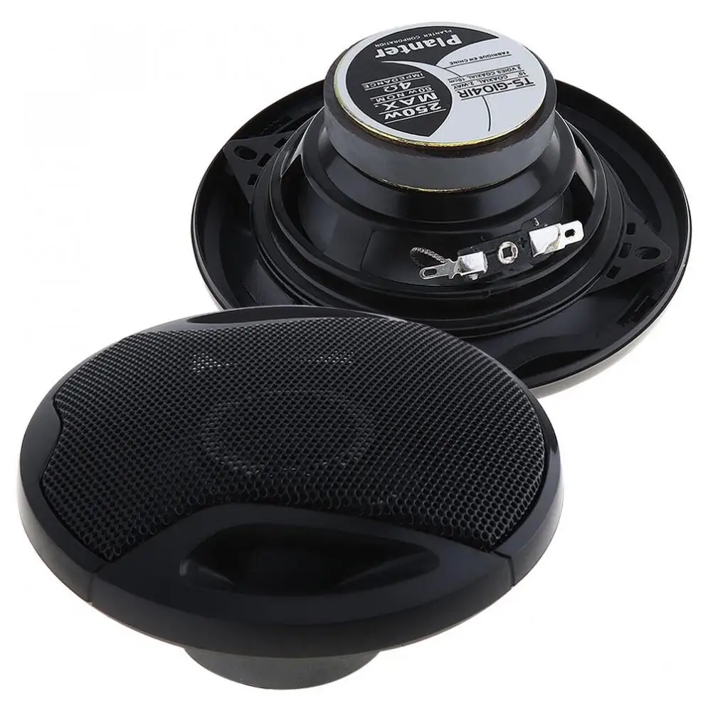 TS G1041R 2 шт. 4 дюйма 250 Вт автомобильный HiFi коаксиальный динамик автомобильная