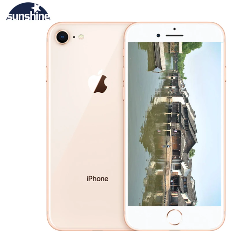 Оригинальный сотовый телефон Apple iPhone 8 разблокированный 2 Гб ОЗУ 64 Гб/256 ПЗУ 4G LTE
