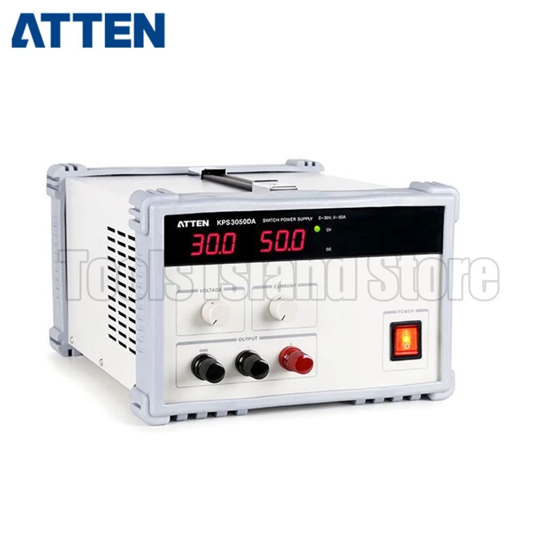 ATTEN KPS3050DA 220V Выход Регулируемый 0 ~ 30V 50A Высокая мощность DC источник