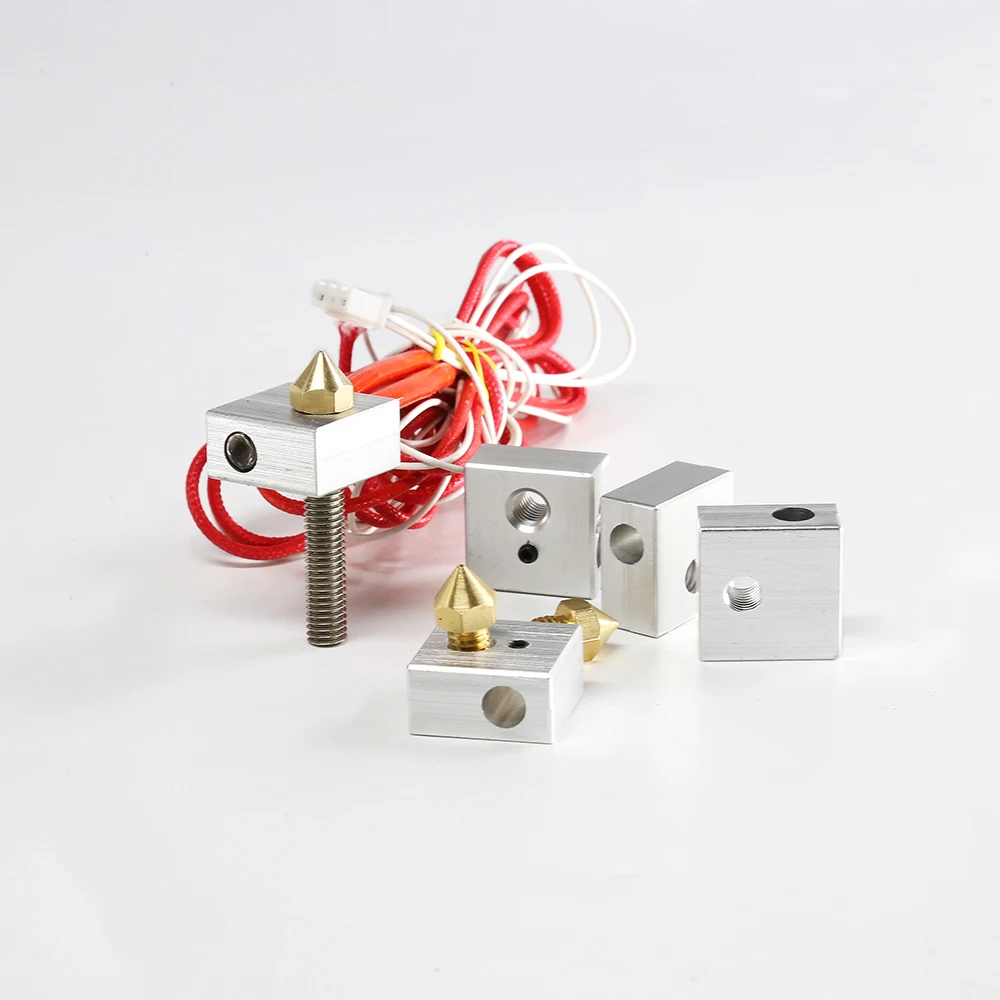 Hotend наборы 0 4 мм сопло 30 ГОРЛОВАЯ трубка ПТФЭ труба нагревательный блок