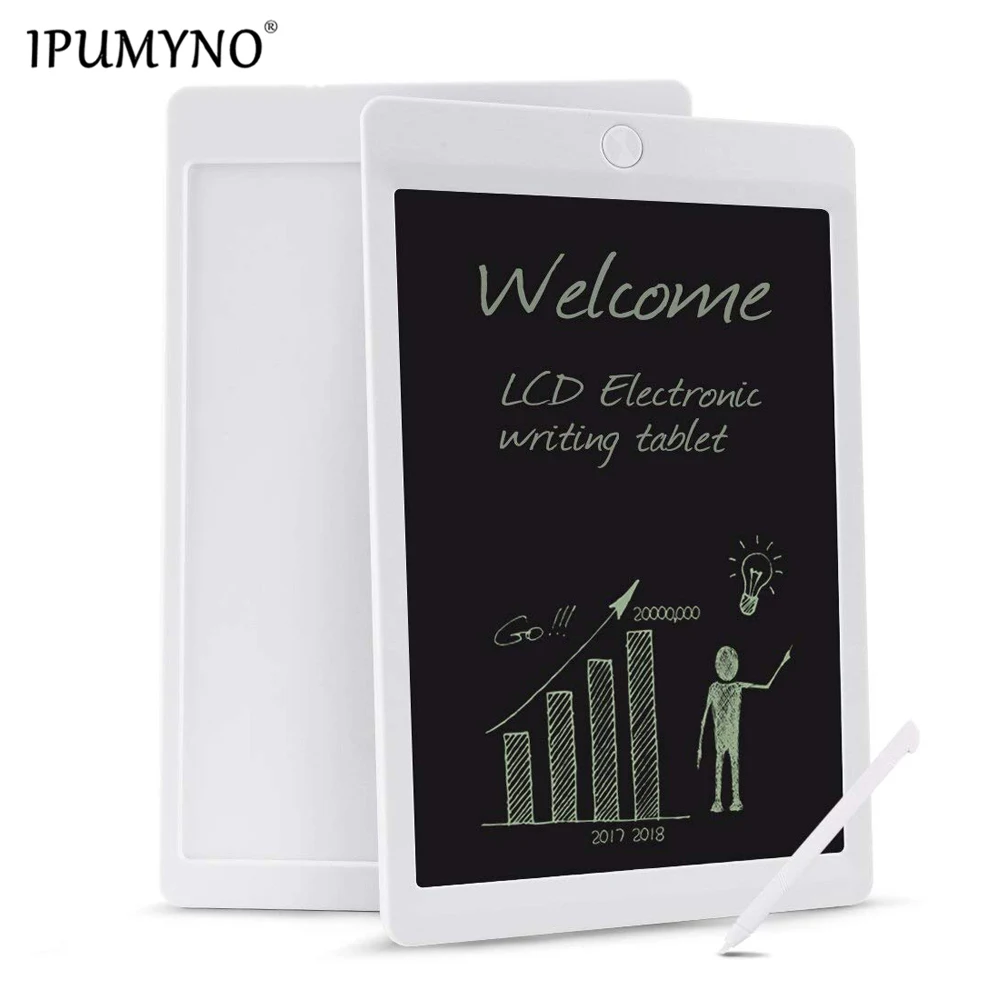 

LCD Writing 8.5 10'' Portable Smart Tablet Electronic Notepad Drawing Graphics Tablet Board with Stylus Pen with Button Battery