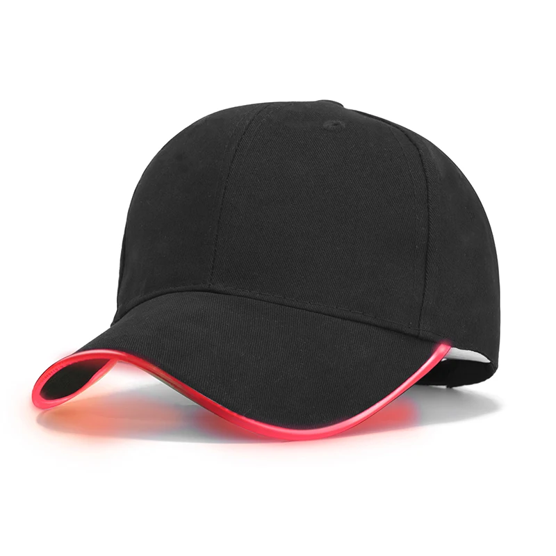 Модный светодиодный легкий бейсболка для женщин, мужской светодиодный головной убор, Брендовая женская бейсболка для мальчиков, облегающая шапка светится в темноте, s - Цвет: H