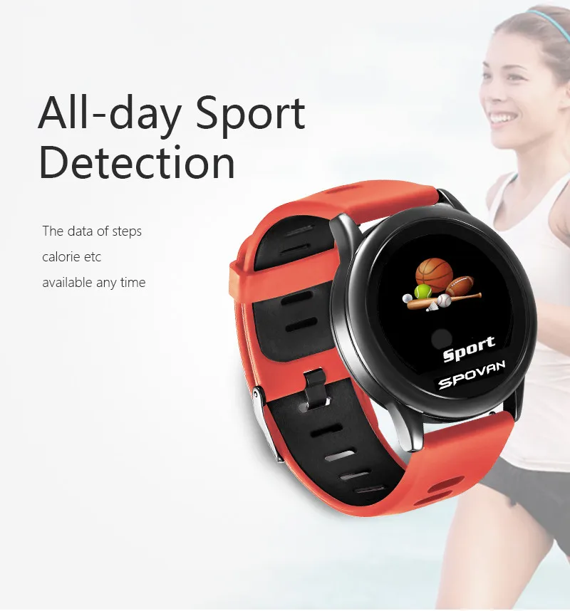

Heart rate blood pressure measurement sleep analysis, meeting, drinking water, medication reminder stopwatch function watch