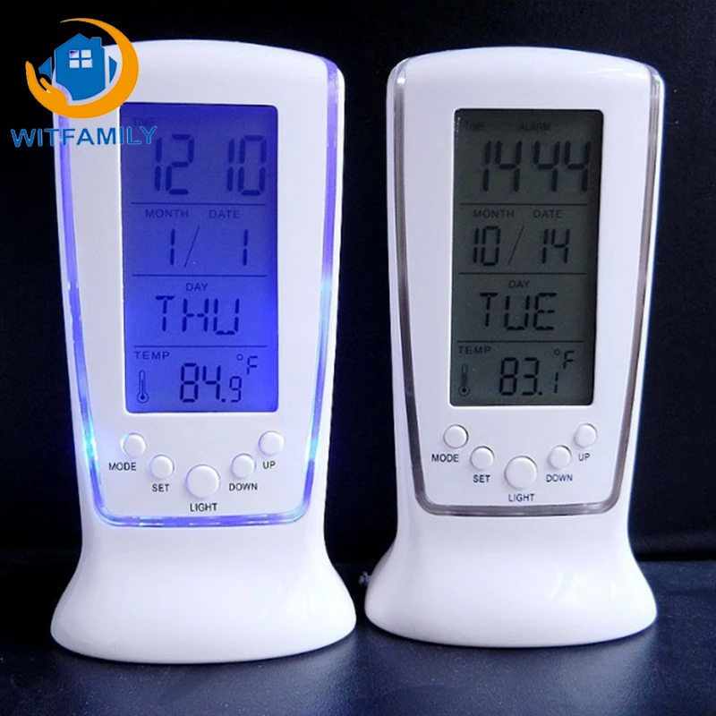 Digital Luminous Music Display Electronic LED Alarm Clock ...