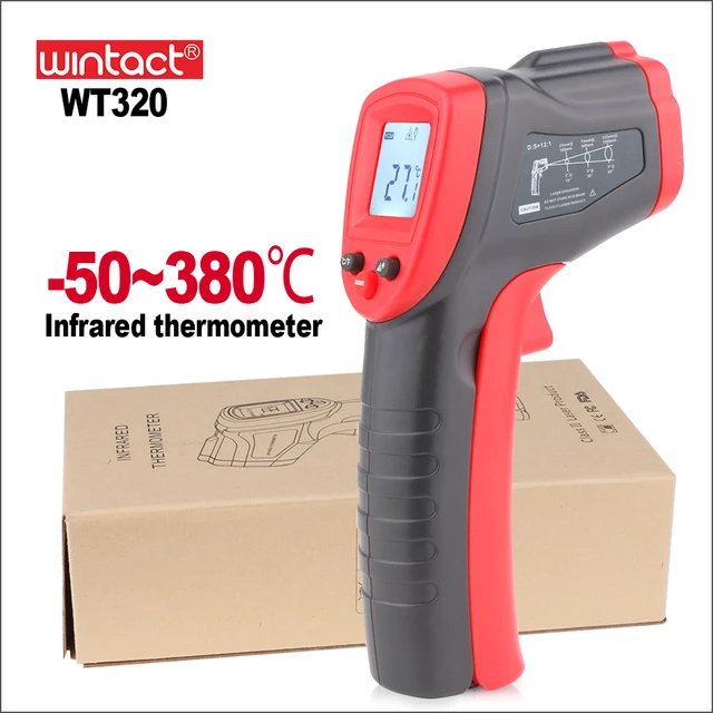 Cheap WINTACT Digital Infrared Thermometer Laser Non-contact Thermometer Instrument Sensors Temperature Controller Termometro WT320 Cheap WINTACT Digital Infrared Thermometer Laser Non-contact Thermometer Instrument Sensors Temperature Controller Termometro WT320