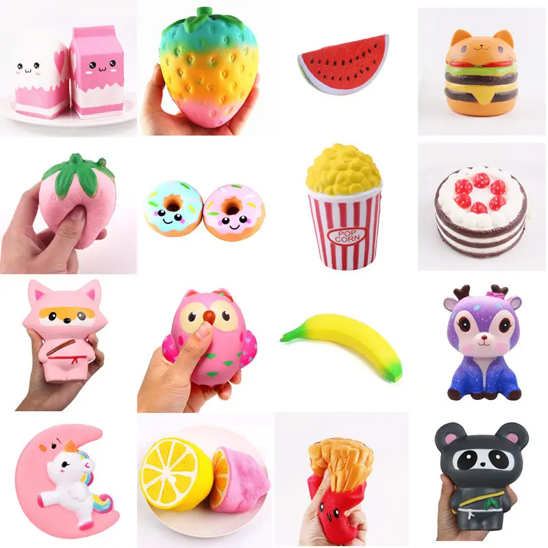 Squeeze Squishys Galaxy Cute Panda Cream Scented Squishy Funny Gadgets Anti Stress Novelty Antistress Toys Gift slime toys