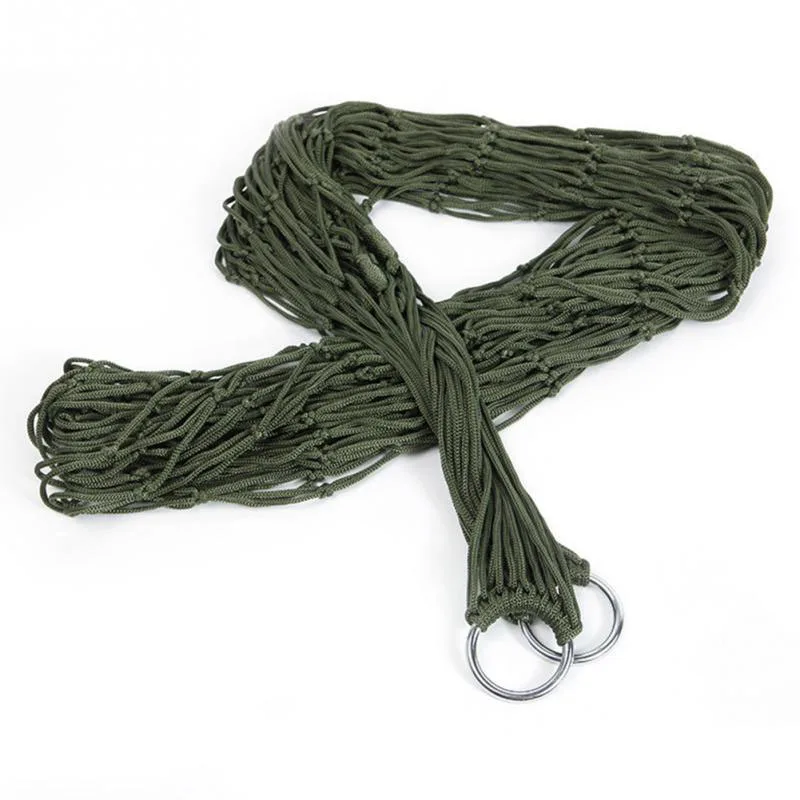 Hammock Swing Portable Hanging Mesh Sleeping Bed Net Hamaca Garden Outdoor Camping Travel Climbing Furniture Picnic Terrace (4)
