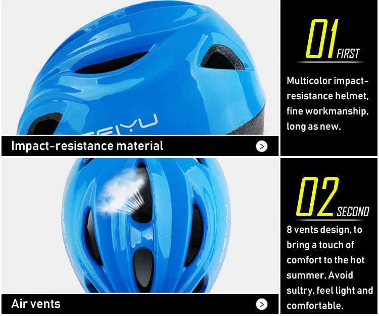 Сверхлегкий детский велосипед шлем для катания на коньках велосипедный шлем Регулируемый защитный шлем для детей Открытый спортивный скейтборд баланс автомобиля