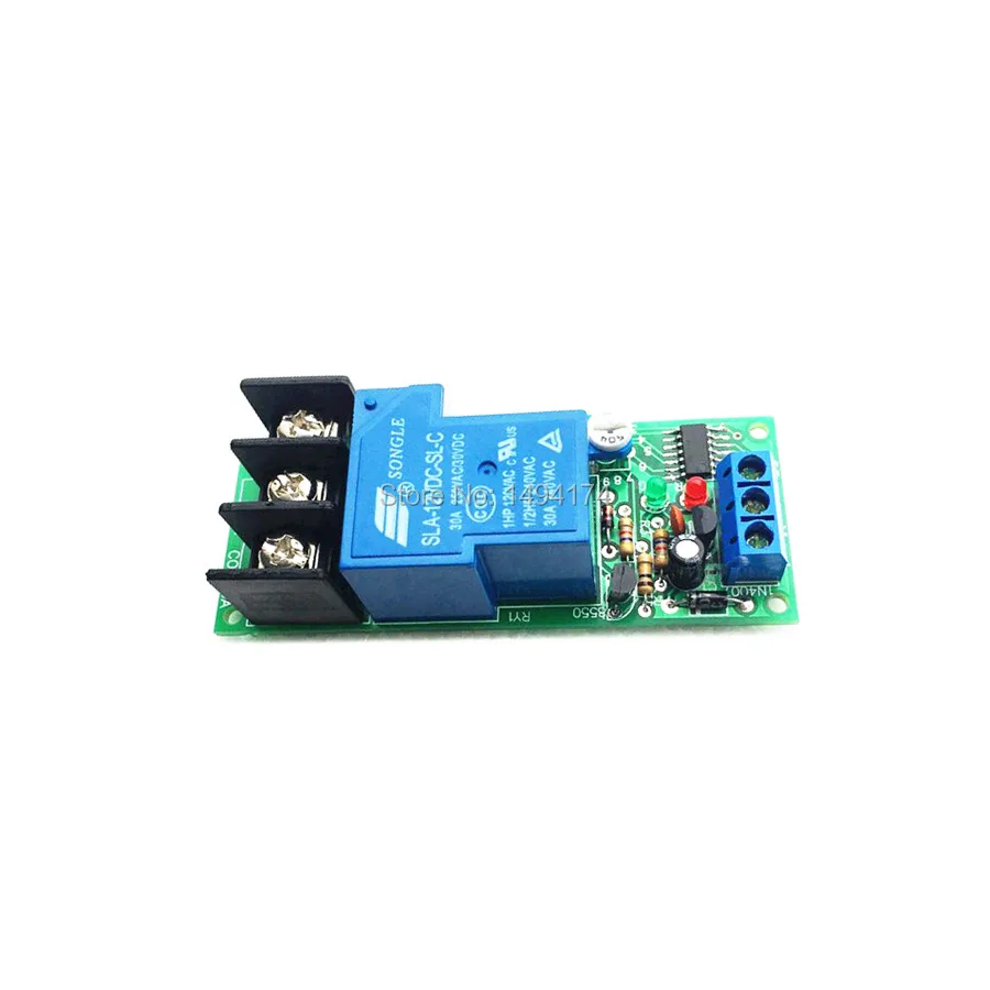 High Power 30A Trigger Control Delay Timer Switch Turn ON//Off Time Relay Module