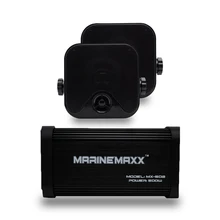 500 Вт 4-канальный Bluetooth морской усилитель для мотоцикла лодка аудио стерео+ 4 дюймовый морской водонепроницаемый бокс открытый ATV колонки