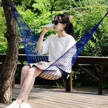 1PC Portable Garden Hammock Swing Hang Mesh Net Sleeping Bed Hamaca for Outdoor Travel Camping Hamak