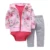 2018 Hot Sale Bebê Roupas 3 peças Casaco + body + pant Set Bebê Menino Meninas Terno de Lã de Bebes Meninos primavera Outono Roupa Dos Miúdos