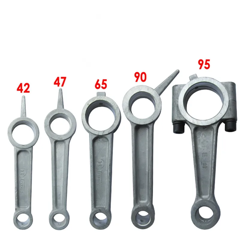 

1PCS Air Compressor Connecting Rod Silver Tone Aluminum Alloy For Air compressor