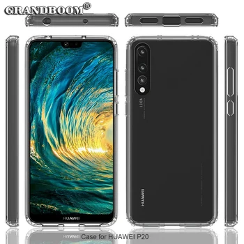 

1000pcs Hybrid Armor Bumper Hard PC Case For Huawei P20 P10 P9 Mate 20 10 Pro Lite Honor 10 9 8X Max Nova 3i Acrylic Clear Cover