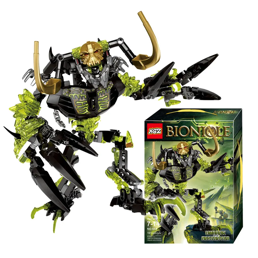 høj Forhandle Dæmon Reedcall 191pcs Bionicle Umarak The Destroyer 71316 Toy Compatible Legoings  Bionicle Building Construction Toys