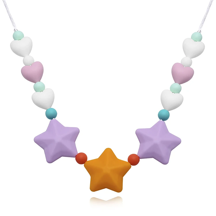 

M029 Fashion silicone necklace Baby necklace