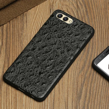 

ostrich pattern all-inclusive mobile phone case For Huawei nova 2s Leather mobile phone mobile phone protection soft case