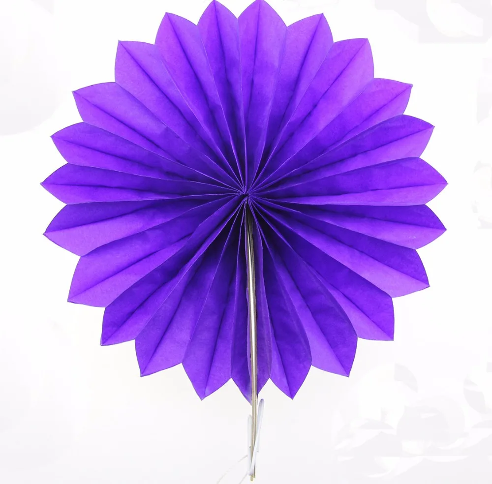 FANLUS Valentine's Day Decoration 20cm Paper Wheel Fans Pom Poms Flowers for Bridal Shower Wedding Anniversary Birthday Party  (15)