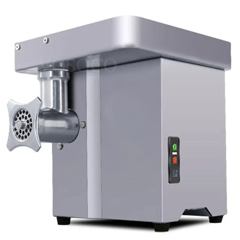 Baratos Picadora de carne trituradora picadora de carne de acero inoxidable mesa eléctrica máquina trituradora de picar carne 1100 W 220 V 150 kg h