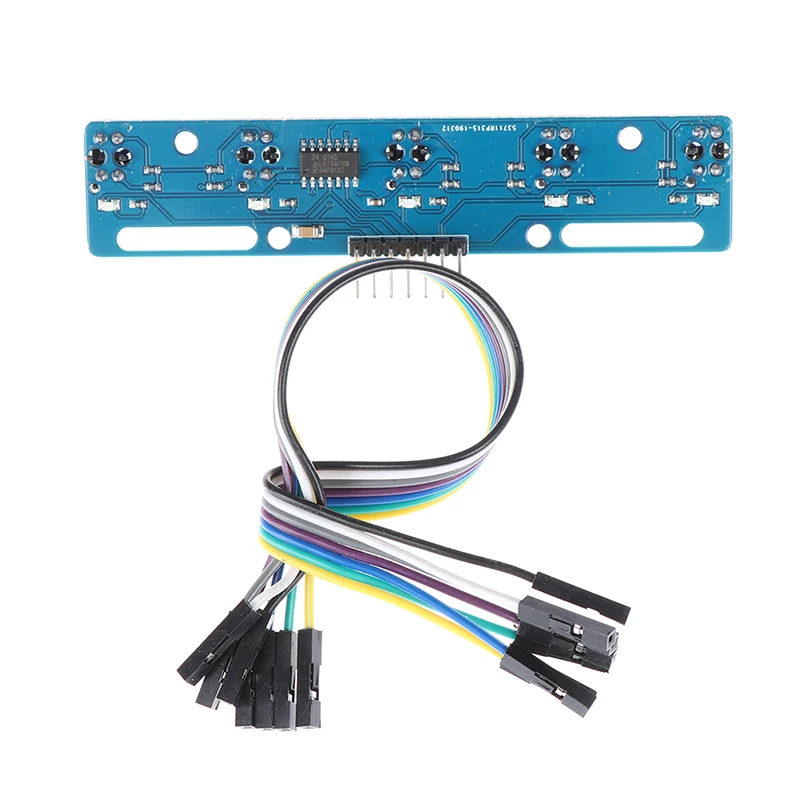 

Hot Sale 1PC New 5 Channel Infrared Reflective Sensor Tcrt5000 Kit Barrier Line Track Module