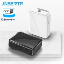 JINSERTA Bluetooth приемник 4,0 APTX беспроводной адаптер для автомобиля тв наушники Колонки 3,5 мм AUX аудио Bluetooth приемник