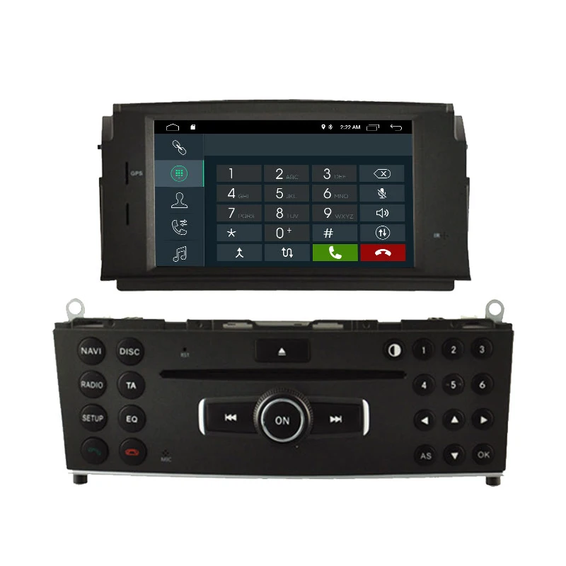 1 Din Android 9,0 автомобильный dvd-плеер для Mercedes Benz C200 C180 W204 2007-2010 wifi автомобильный мультимедийный плеер gps Navi Автомагнитола