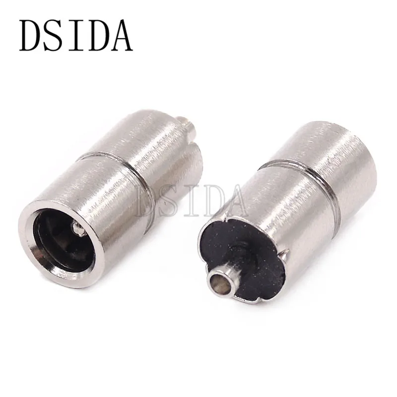 

High Quality 10Pcs/lot Female DC Power plug 5.5*1.7mm 5.5x1.7mm 5.5x1.7 5.5*1.7 mm Copper Female Connector For Welding